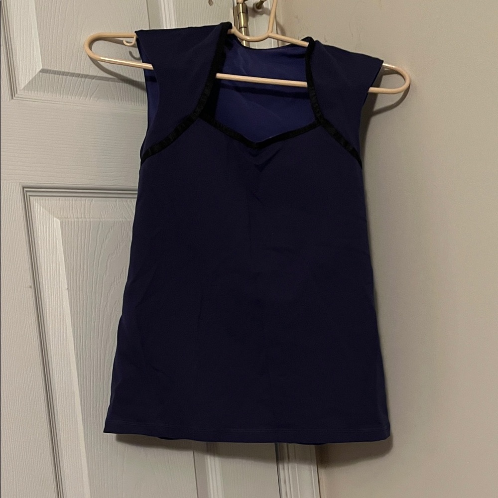 lululemon athletica Navy Blue Sleeveless Top